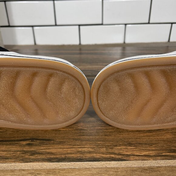 Clarks Breeze Shore Womens Size 8 Shoes Black Floral Canvas Slip On Mule - Picture 8 of 12